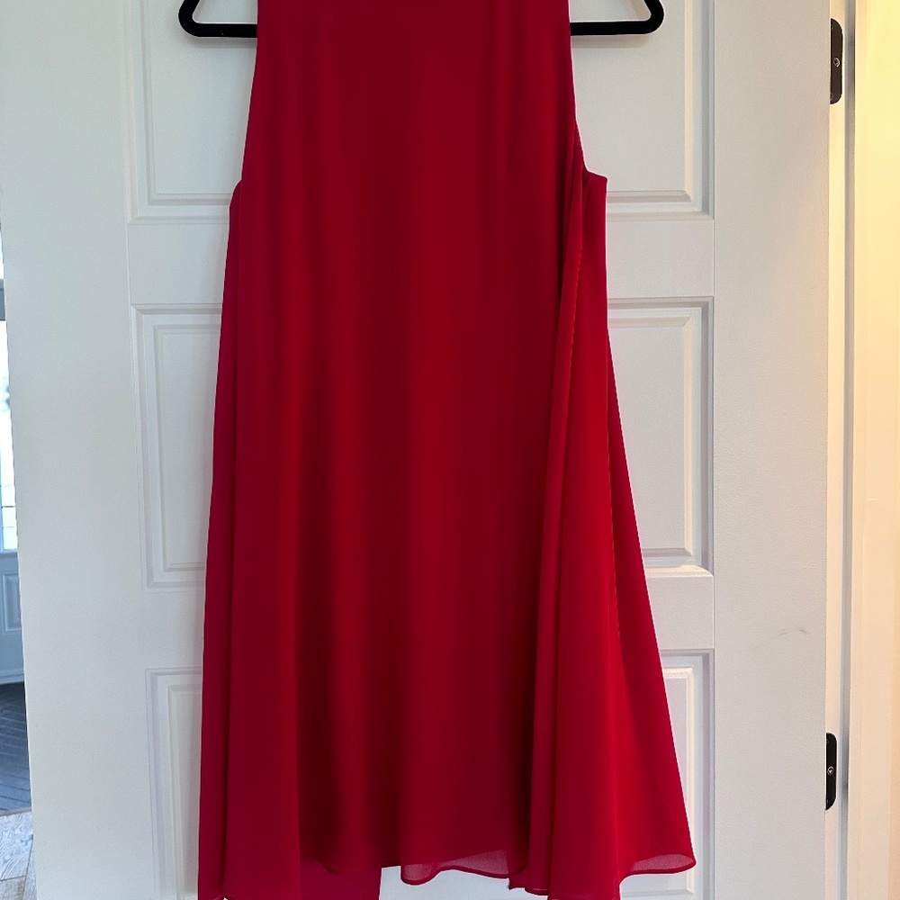 CHAPS cocktail dress with cape detailing